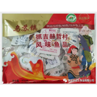 风味大礼包（五香大马哈鱼、五香鲟鱼、香辣大马哈鱼、香辣鲟鱼、香辣小白鱼）450g/袋