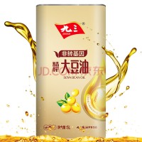 九三 非转基因 食用油 压榨 精榨 大豆油 5L 包邮