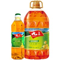 九三 非转基因 食用油 大豆油 三级5L+900ML组合装 包邮