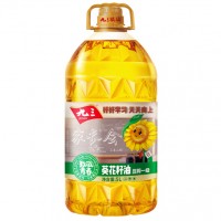 九三 食用油 原料欧洲进口 物理压榨一级 致青春系列葵花籽油 5L