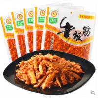 升元牛板筋辣条香辣朝鲜族延边风味小吃耐嚼入味微辣100g*5袋