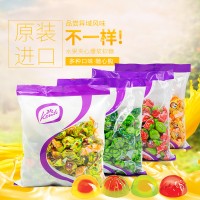 KONTI半球软糖水果夹心软糖500g*10