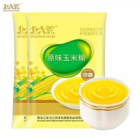 北大荒玉米糊原味速食粥375g2袋玉米粉玉米面早餐即食冲饮