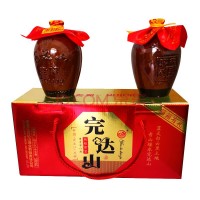 完达山白酒坛窖浓香型52度500ml 东北老酒礼盒装 坛窖45度500ml*2礼盒装