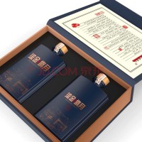 完达山纯粮白酒流金岁月52度380ml礼盒装珍藏版 流金岁月52度380ml*2礼盒装