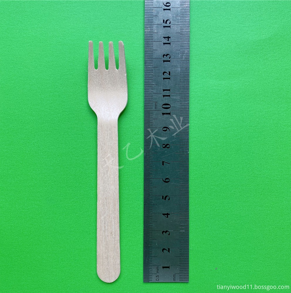 一次性木制餐具木叉140mm