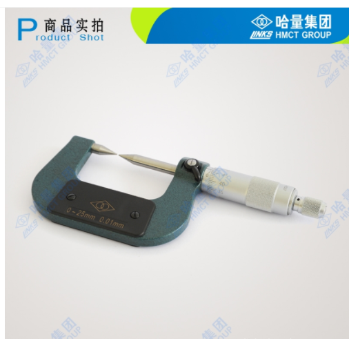 带连杆的点测微计