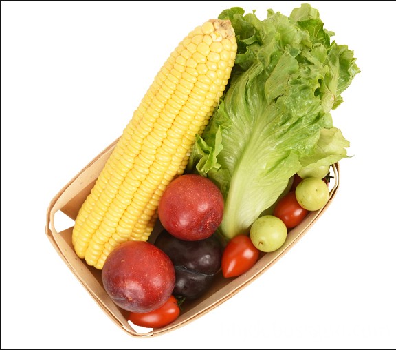 可生物降解环保木质果蔬篮面包盒面包锅外卖食品容器