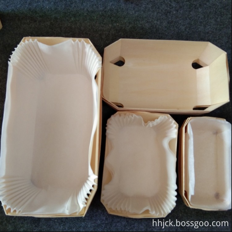 环保型纯杨木纸烤模一次性木制餐具蛋糕木烤模