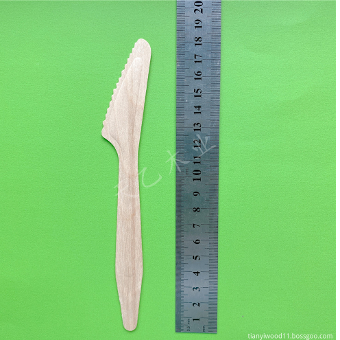 一次性木制餐具套装木刀185mm