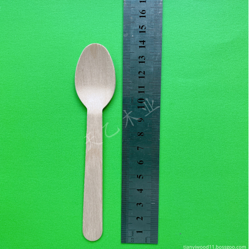一次性木制餐具木制勺子140mm