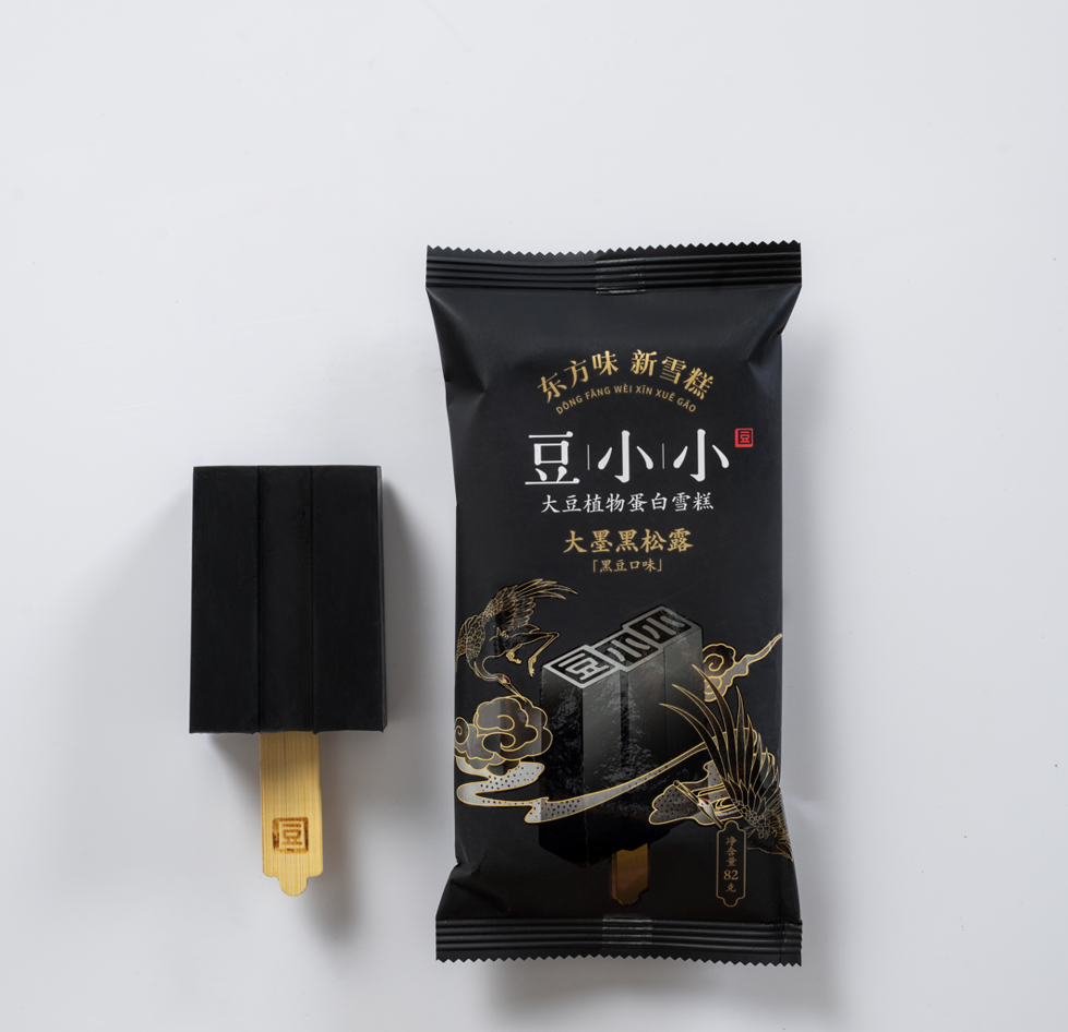 豆小小大豆植物蛋白雪糕-黑豆松露口味
