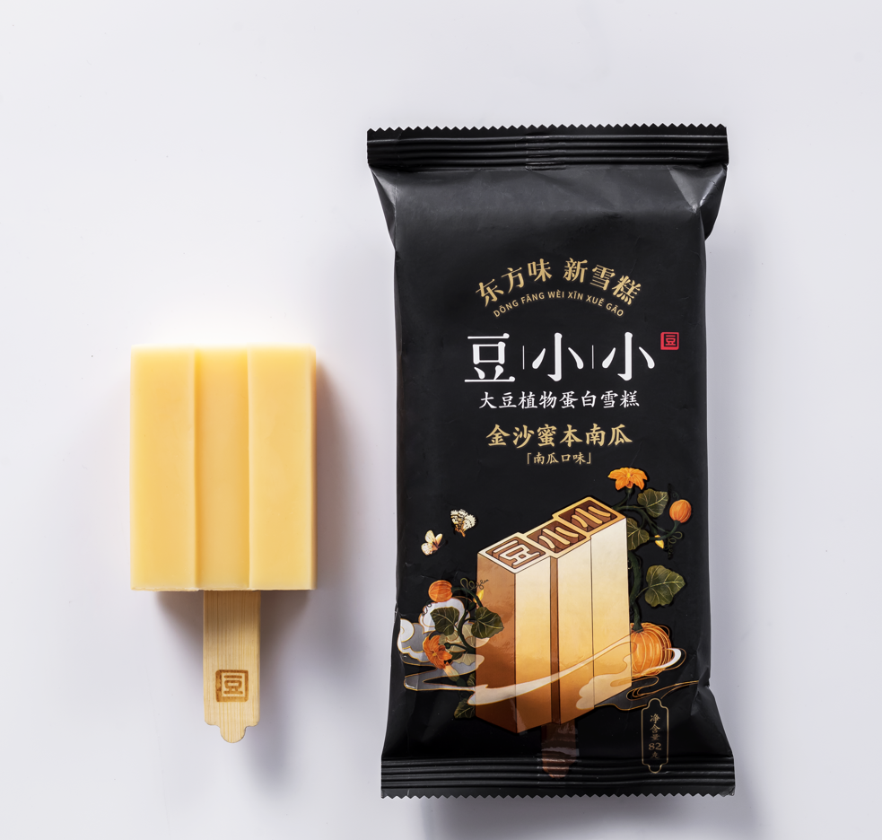 豆小小大豆植物蛋白雪糕-南瓜口味
