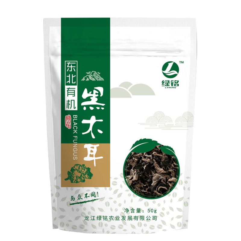有机黑木耳袋装 净含量：50g/袋