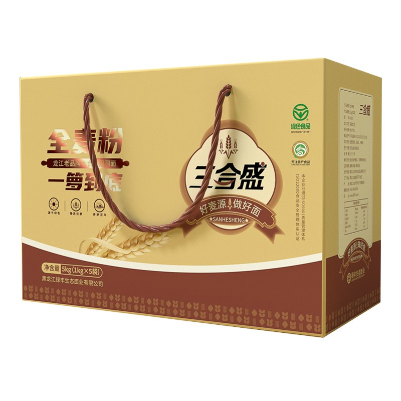 三合盛全麦粉5kg盒装