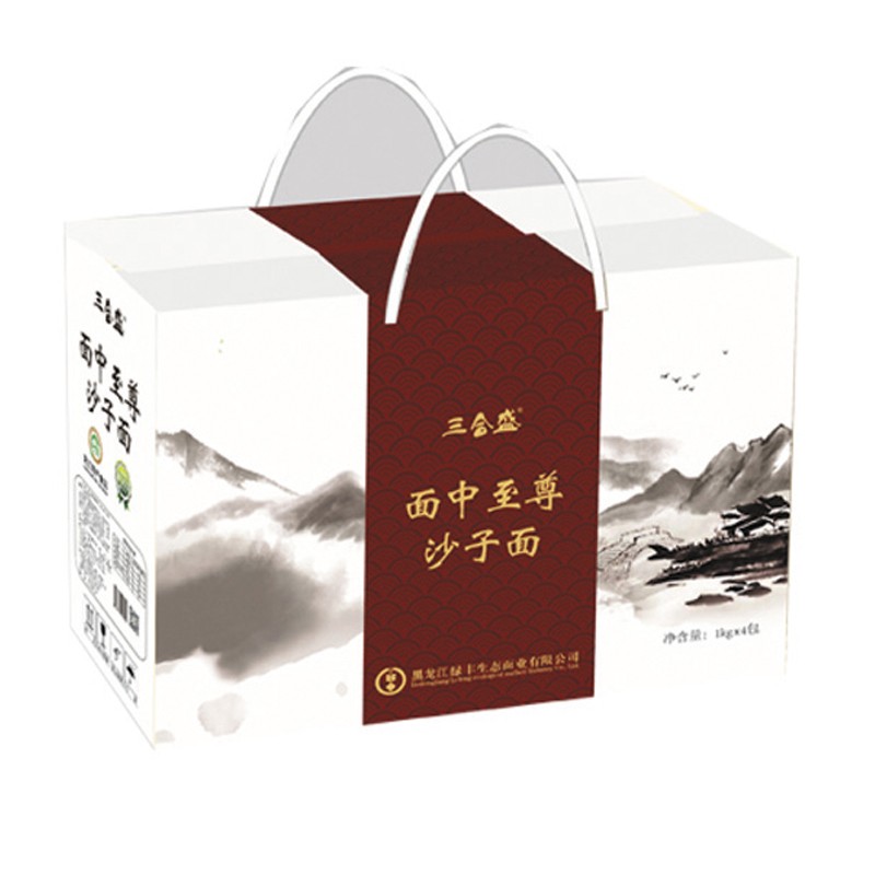 三合盛有机沙子面4kg盒装