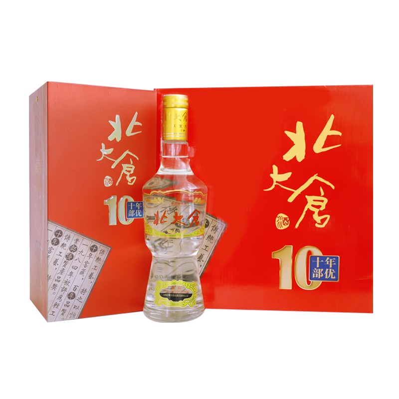 北大仓部优陈酿酒50度酱香型白酒500ml*4瓶整箱装白酒