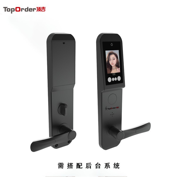 顶吉TOP300JD-R酒店人脸识别智能门锁