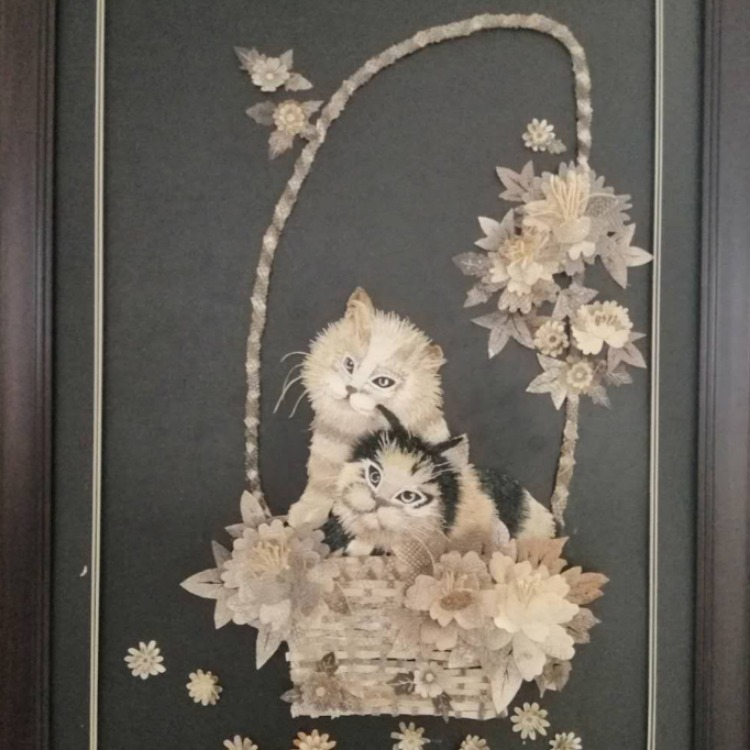 鱼皮画