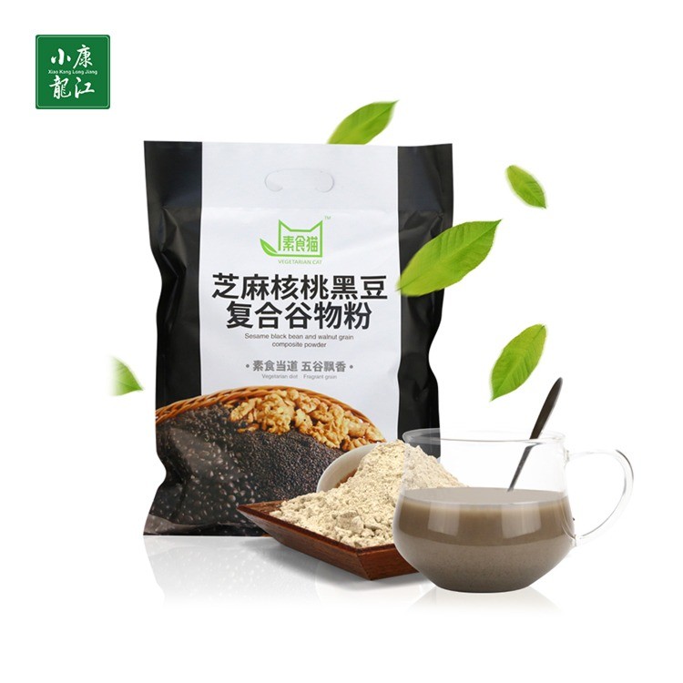 芝麻核桃黑豆复合谷物粉500g