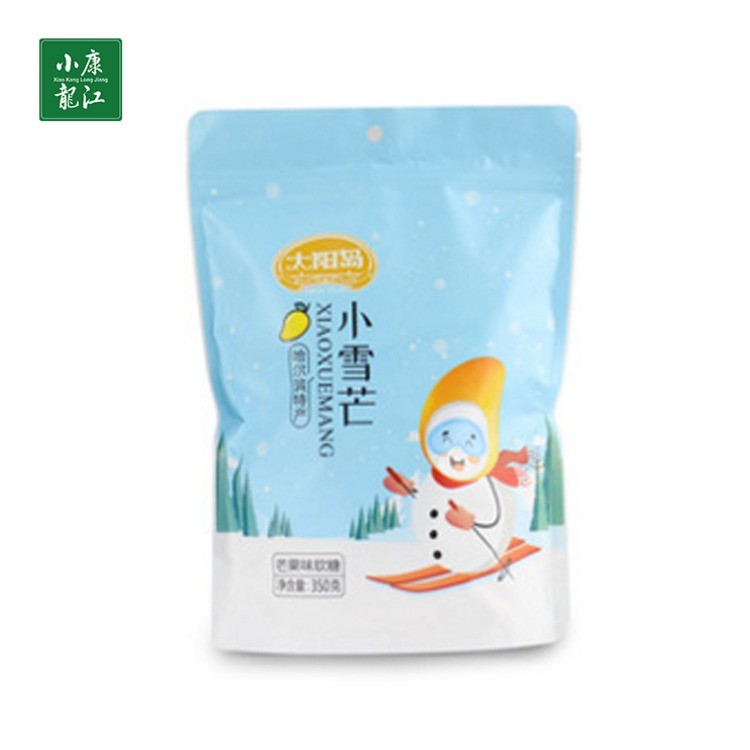 太阳岛小雪芒芒果味软糖350g袋装休闲零食糖果