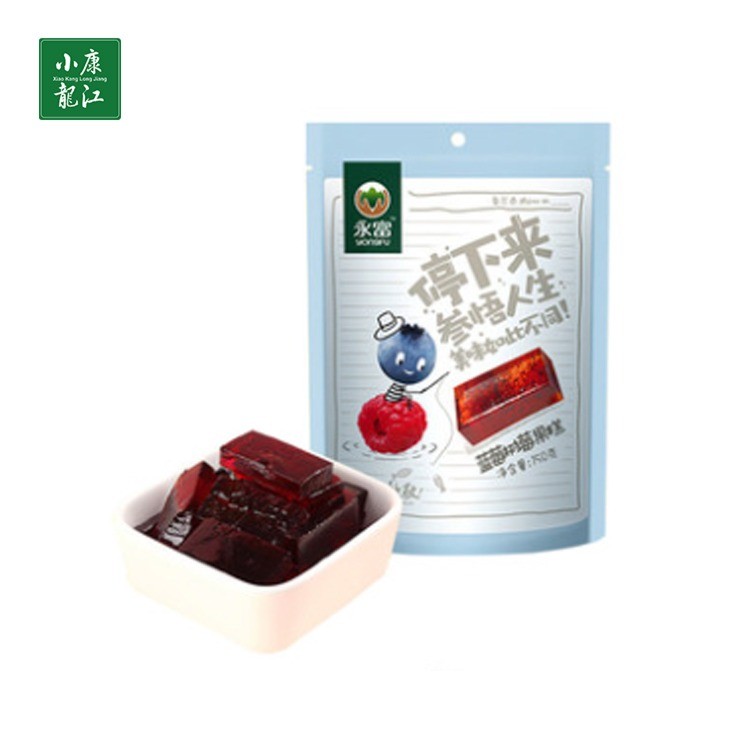 永富蓝莓果糕组合150g*2袋多口味办公室休闲零食