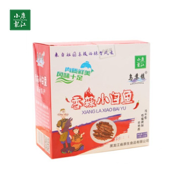 乌苏镇小白鱼休闲零食办公室零食鱼干320g/盒