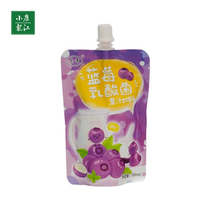 志有蓝莓乳酸菌饮料100ml*5休闲零食