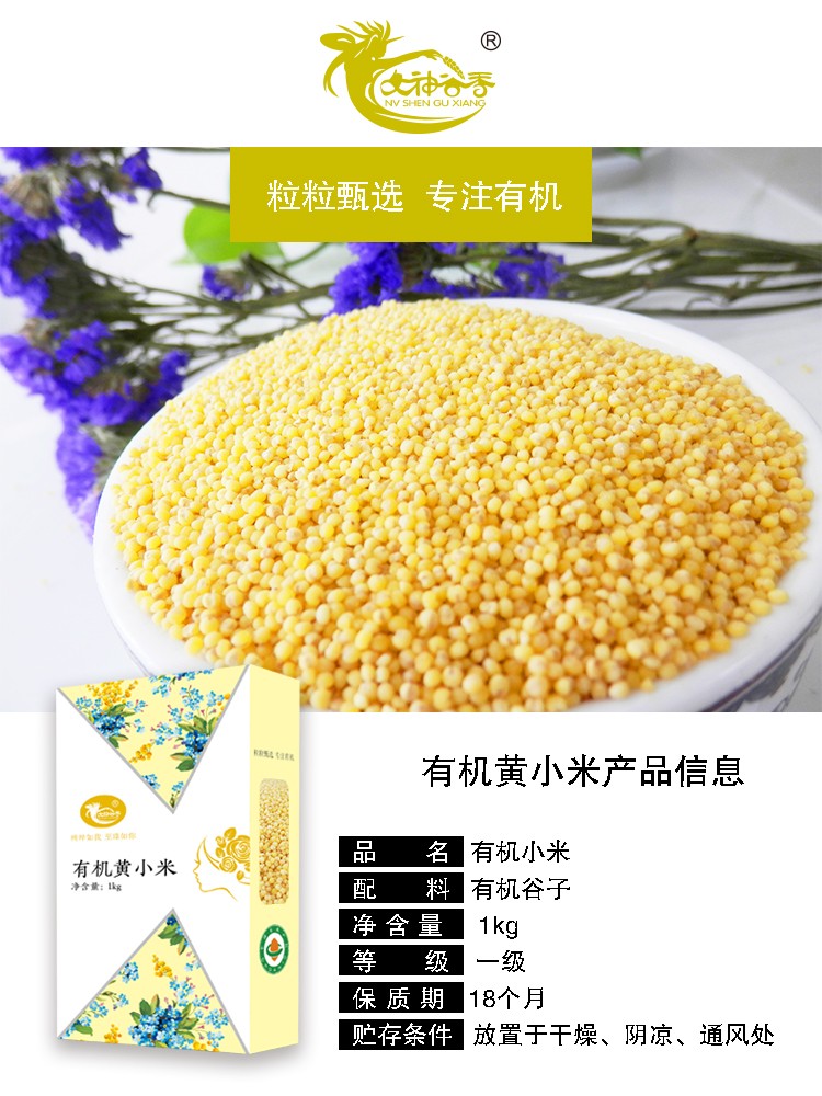 朝阳粟丰 有机小米