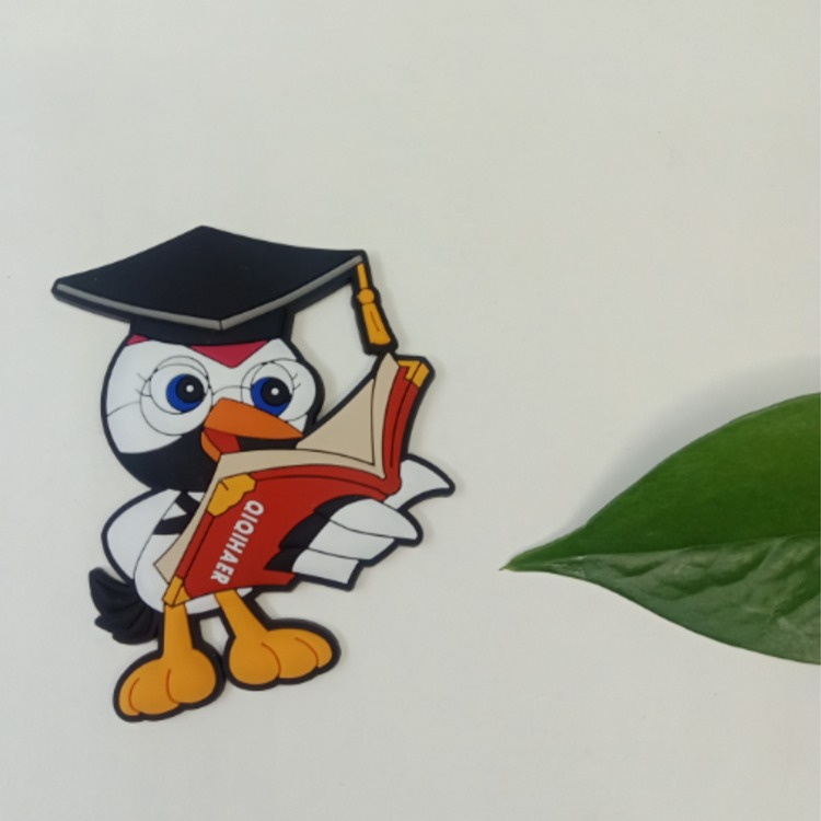 鹤博士-爱读书爱鹤城-好学冰箱贴