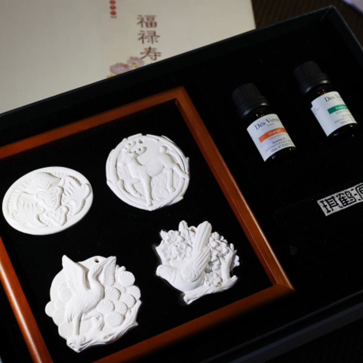 福禄寿喜香瓷片