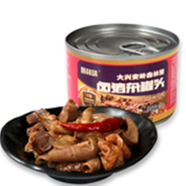 卤猪杂罐头