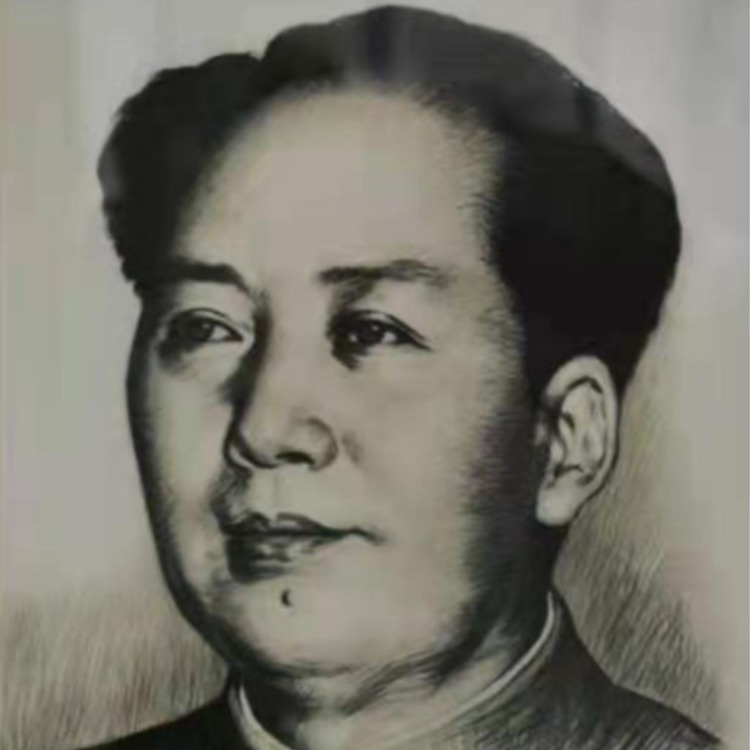 主席素描绣