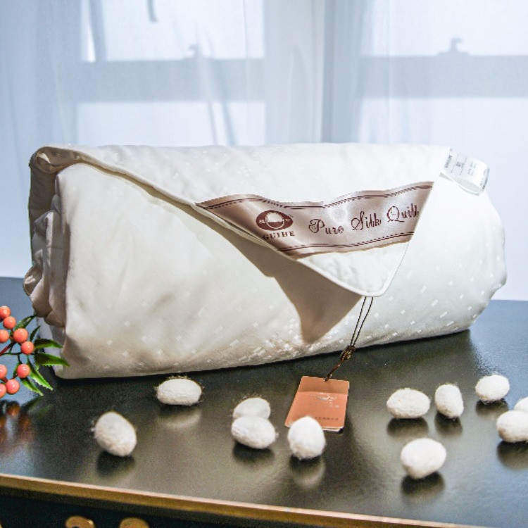 全棉小提花 桑蚕丝被4.0KG