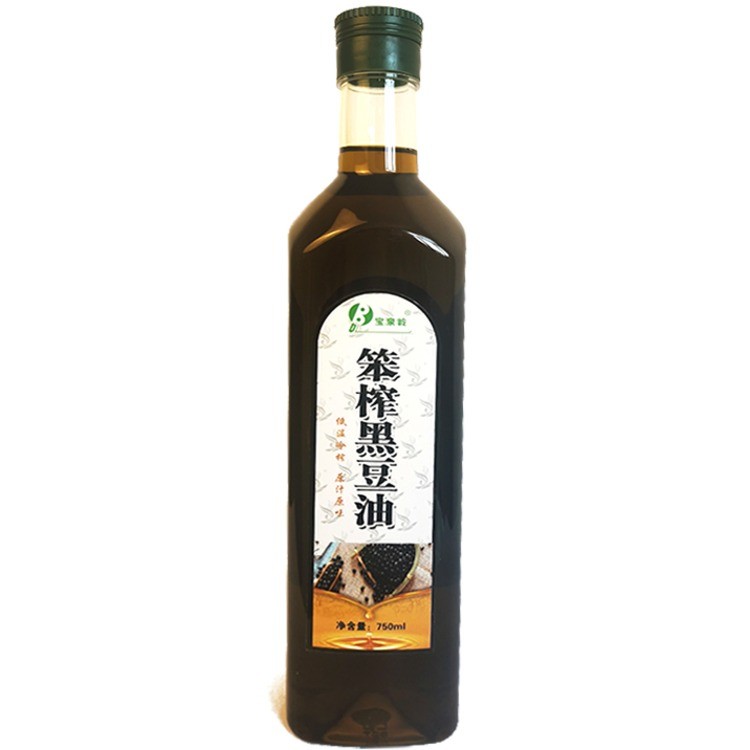 笨榨黑豆油