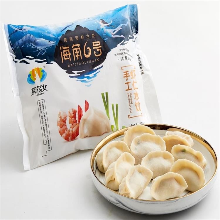 菊花女手工虾仁水饺