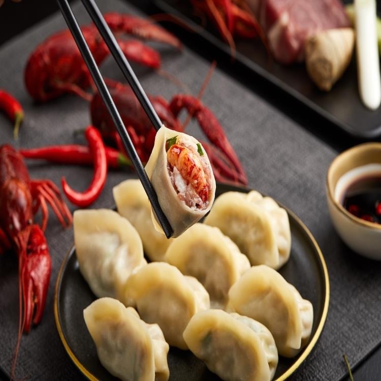 菊花女手工麻辣小龙虾水饺