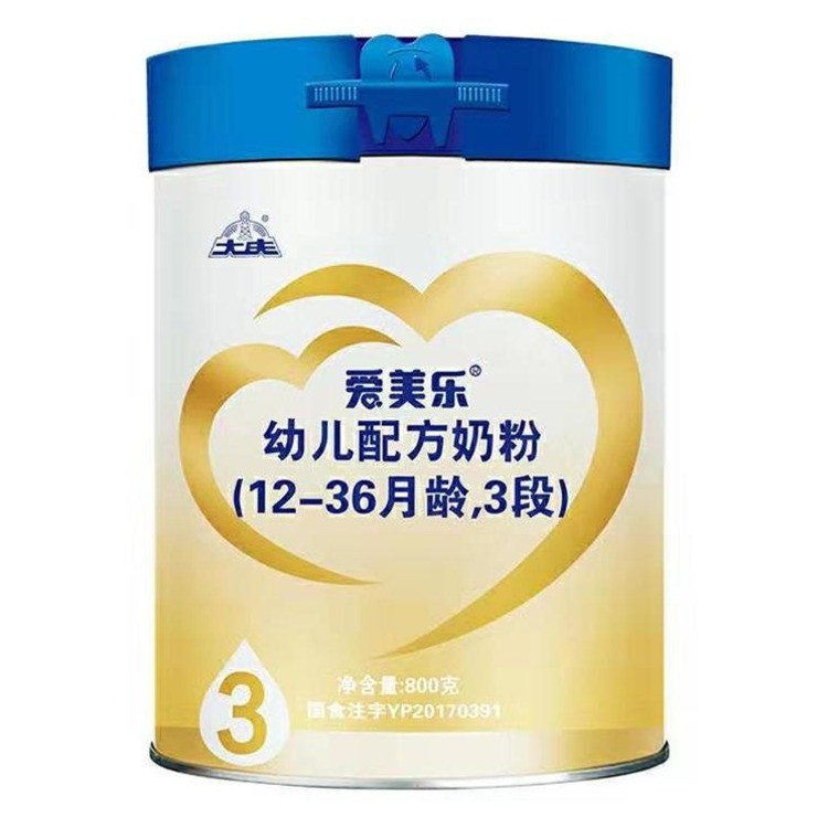 大庆爱美乐婴儿配方奶粉（12-36月龄，3段）