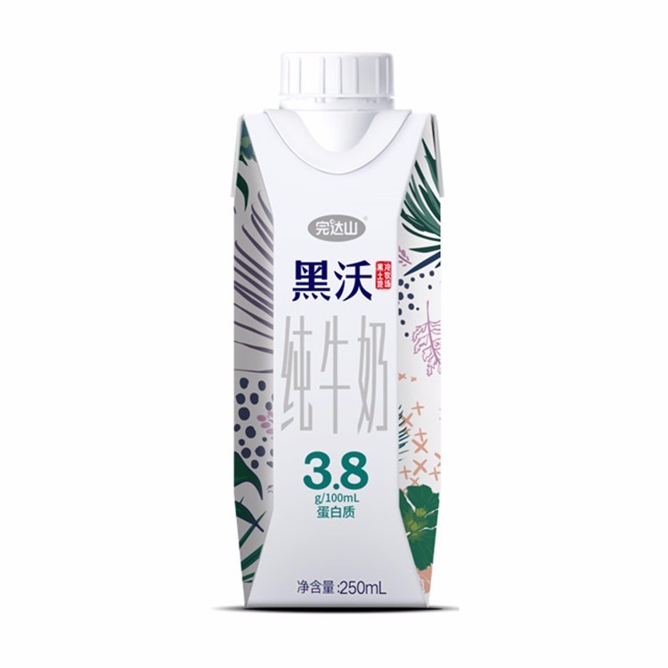 梦幻盖黑沃纯牛奶