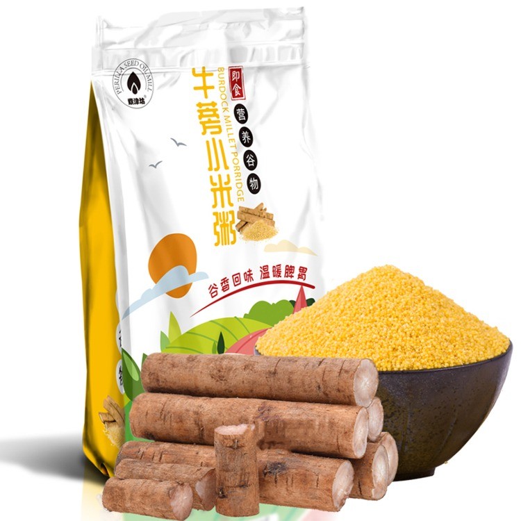 牛蒡小米粥