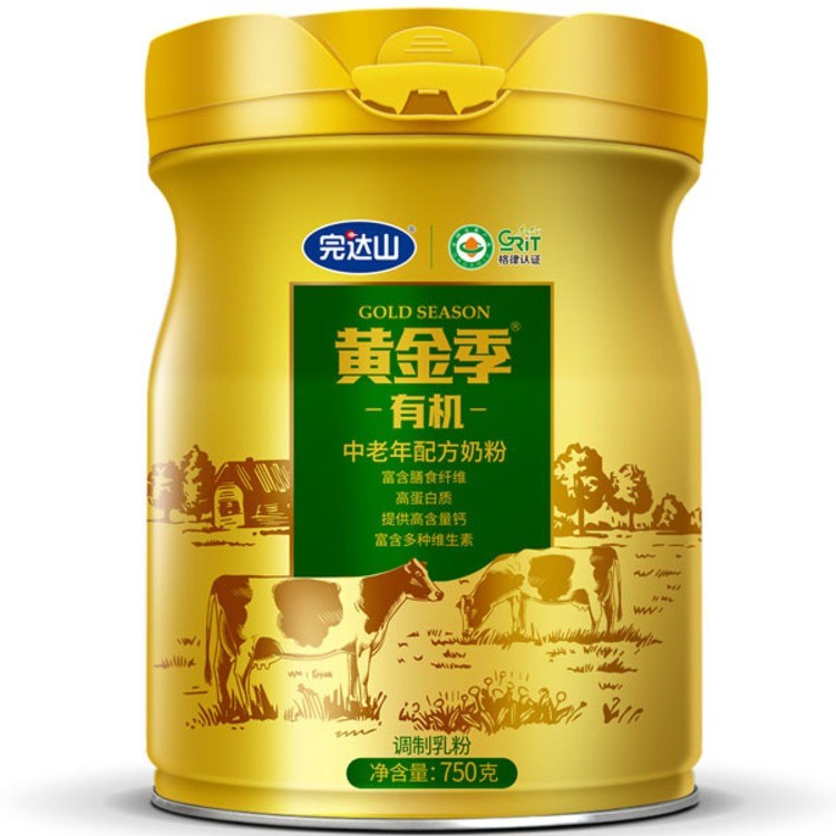 完达山黄金季有机中老年奶粉