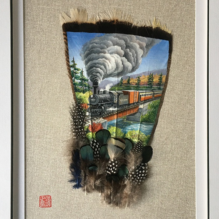 羽毛画
