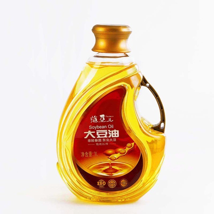 范豆儿 大豆油3L非转基因一级头道压榨食用油