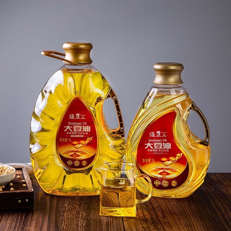 范豆儿 大豆油 5L 非转基因一级头道压榨食用油