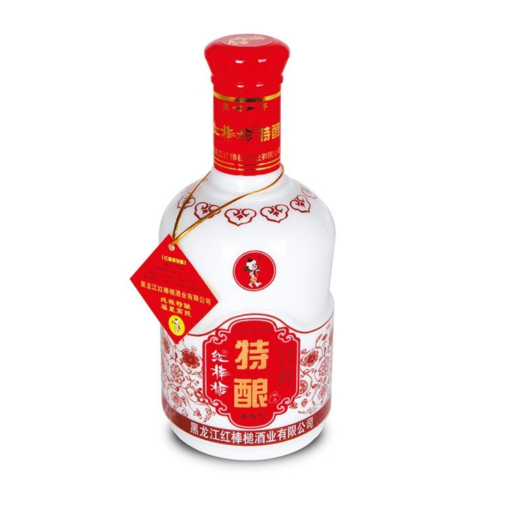 35%vol红棒槌牌特酿白酒 【白瓷瓶】