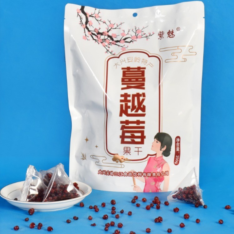 紫魅蔓越莓果干250g
