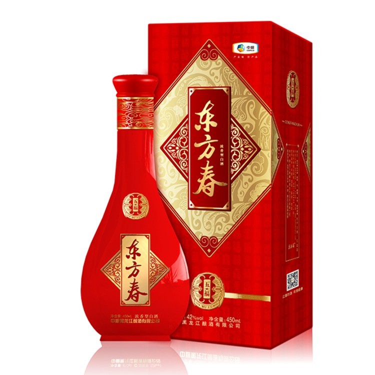 东方春五福白酒