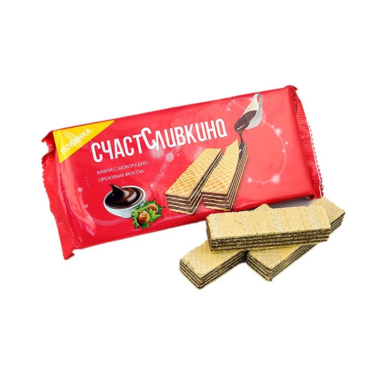 舞思兰达牌幸福榛仁巧克力威化 160g