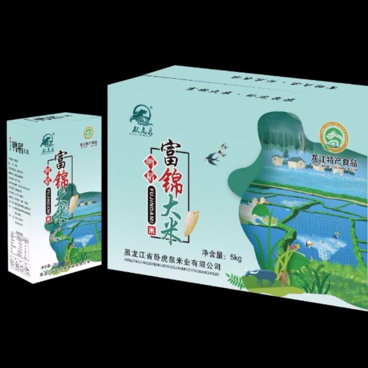 卧虎泉东北大米鸭稻米