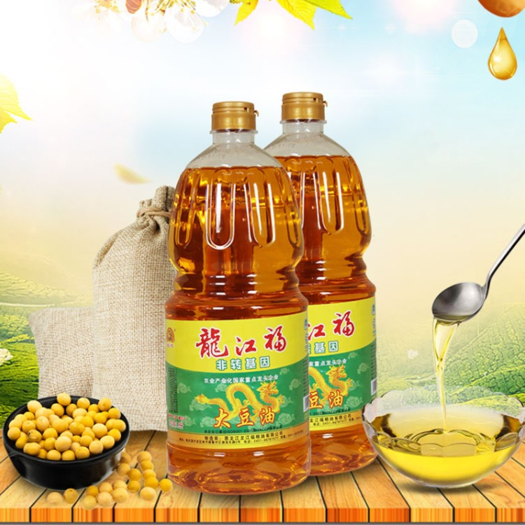 龙江福非转基因三级1.8L大豆油